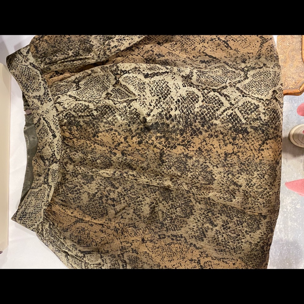 Banana Republic Animal Print Skirt